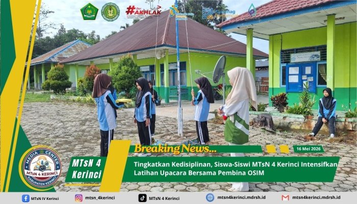 Tingkatkan Kedisiplinan, Siswa-Siswi MTsN 4 Kerinci Intensifkan Latihan Upacara Bersama Pembina OSIM Tingkatkan Kedisiplinan, Siswa-Siswi MTsN 4 Kerinci Intensifkan Latihan Upacara Bersama Pembina OSIM