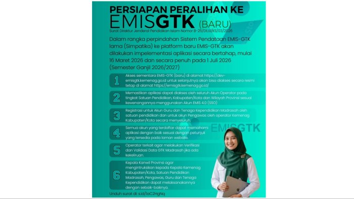 Transformasi Data Digital: MTsN 4 Kerinci Bersiap Migrasi dari Simpatika ke Platform Emis-GTK Baru Transformasi Data Digital: MTsN 4 Kerinci Bersiap Migrasi dari Simpatika ke Platform Emis-GTK Baru