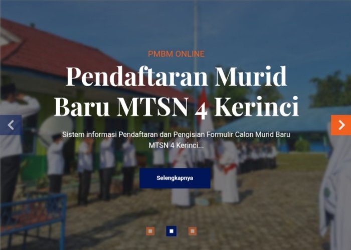 MTsN 4 Kerinci Buka Layanan Pendaftaran Siswa Baru Jalur Offline Mulai Senin Besok