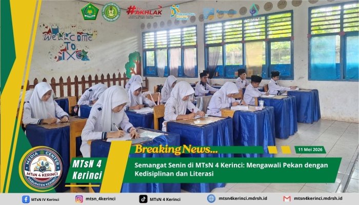 Semangat Senin di MTsN 4 Kerinci: Mengawali Pekan dengan Kedisiplinan dan Literasi Semangat Senin di MTsN 4 Kerinci: Mengawali Pekan dengan Kedisiplinan dan Literasi