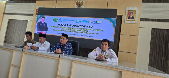 Kepala MTsN 4 Kerinci Hadiri Rapat PHTC Revitalisasi Madrasah