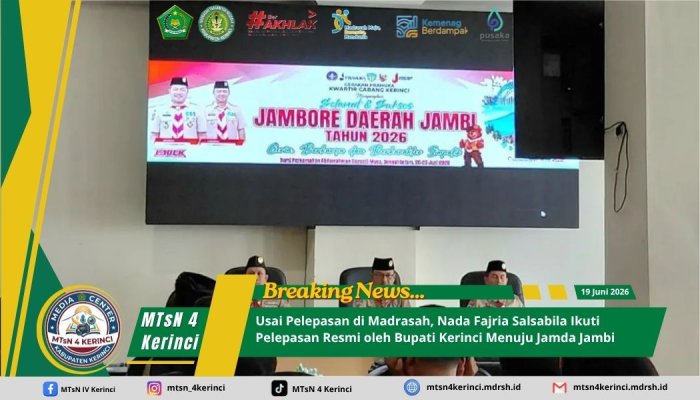 Usai Pelepasan di Madrasah, Nada Fajria Salsabila Ikuti Pelepasan Resmi oleh Bupati Kerinci Menuju Jamda Jambi