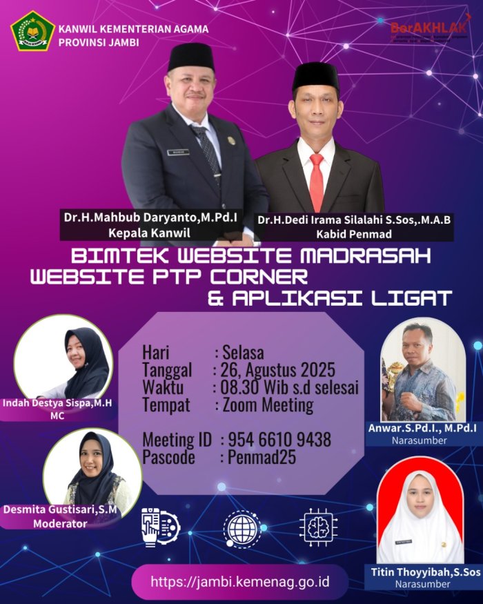 Pengelola Website MTsN 4 Kerinci Ikuti Bimtek Digital Pengelola Website MTsN 4 Kerinci Ikuti Bimtek Digital