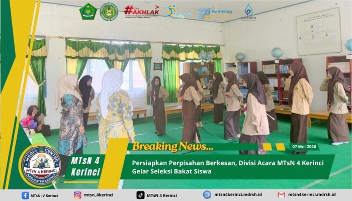 Persiapkan Perpisahan Berkesan, Divisi Acara MTsN 4 Kerinci Gelar Seleksi Bakat Siswa Persiapkan Perpisahan Berkesan, Divisi Acara MTsN 4 Kerinci Gelar Seleksi Bakat Siswa