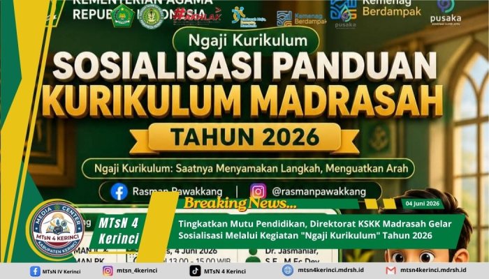 Tingkatkan Mutu Pendidikan, Direktorat KSKK Madrasah Gelar Sosialisasi Melalui Kegiatan Ngaji Kurikulum Tahun 2026