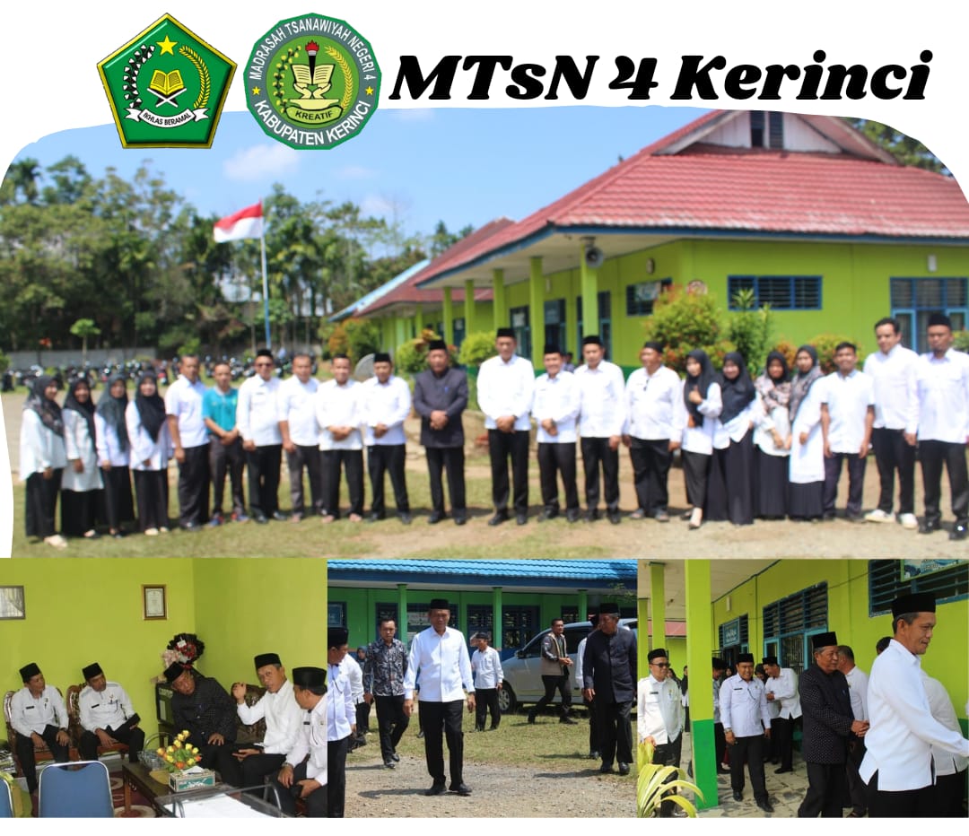 Jelang Pelaksnaan MTQ Ke- 53, Wakil Gubernur Jambi dan Kakanwil Kemenag Provinsi Jambi melakukan Kunjungan Ke MTsN 4 Kerinci Titik lokasi Cabang Kaligrafi