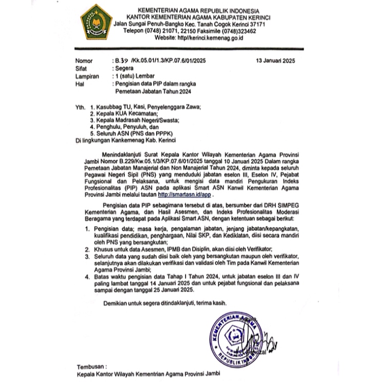 Kepala Madrasah Melakukan Pengisian Data PIP Dalam Rangka Pemetaan Jabatan Tahun 2024 Kepala Madrasah Melakukan Pengisian Data PIP Dalam Rangka Pemetaan Jabatan Tahun 2024