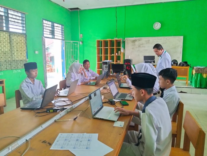 Persiapan Matang, MTsN 4 Kerinci Gelar Gladi Tes Kemampuan Akademik (TKA) 2026