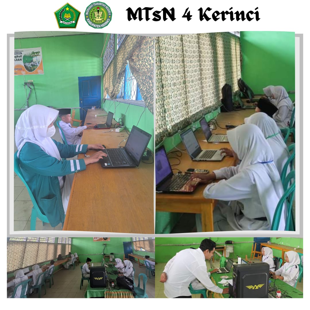 Pelaksanaan ANBK Tahun 2024 di MTsN 4 Kerinci berjalan Tertib dan Lancar