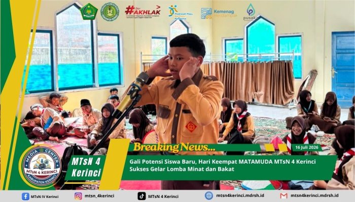 Gali Potensi Siswa Baru, Hari Keempat MATAMUDA MTsN 4 Kerinci Sukses Gelar Lomba Minat dan Bakat
