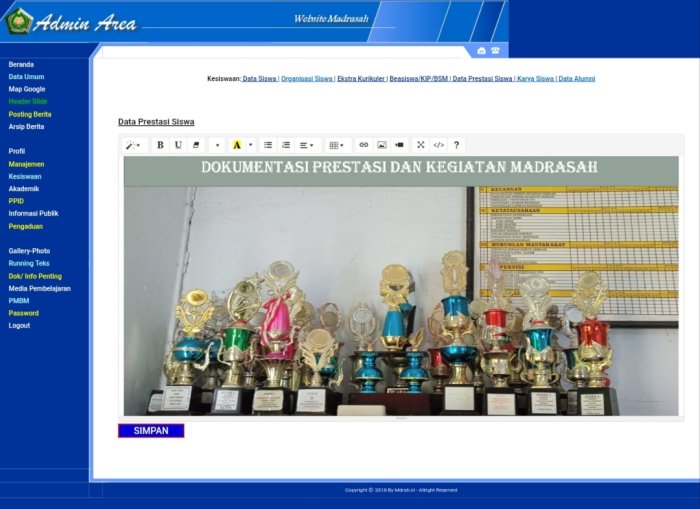 Dedikasi Tanpa Batas: Admin MTsN 4 Kerinci Tetap Update Data Madrasah di Tengah Libur dan Puasa