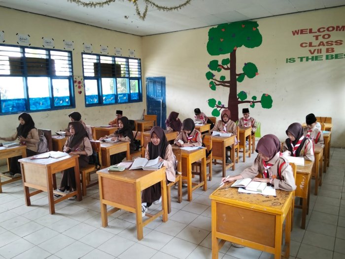 Tanamkan Cinta Al Quran, MTsN 4 Kerinci Rutin Gelar Tadarus Pagi Sebelum KBM