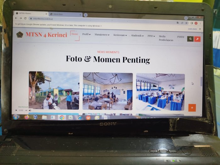 MTsN 4 Kerinci Lakukan Upgrade Data Madrasah Guna Tingkatkan Akurasi Informasi