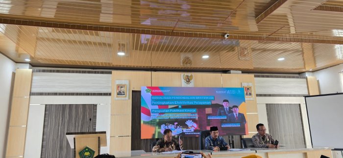 Kepala MTsN 4 Kerinci Hadiri Sosialisasi Pengendalian Gratifikasi