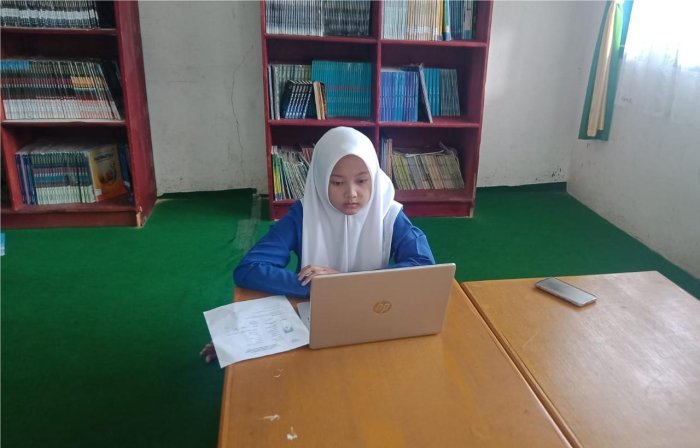 Najwa Syatifa Samad, Siswi MTsN 4 Kerinci Ikuti Uji Coba OMI Tingkat Provinsi Jambi