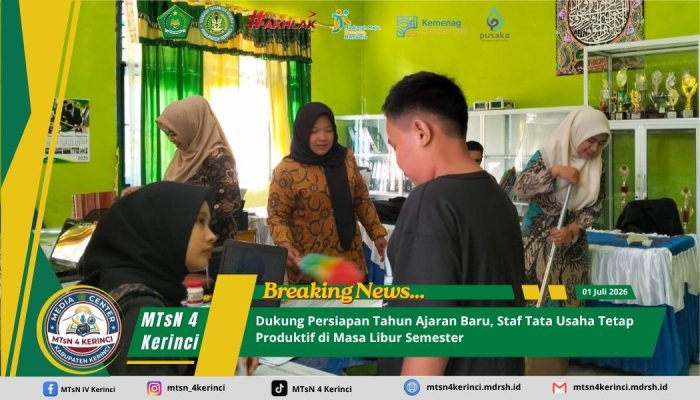 Dukung Persiapan Tahun Ajaran Baru, Staf Tata Usaha Tetap Produktif di Masa Libur Semester Dukung Persiapan Tahun Ajaran Baru, Staf Tata Usaha Tetap Produktif di Masa Libur Semester
