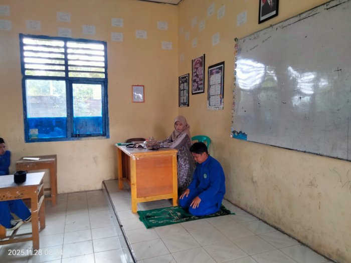 MTsN 4 Kerinci Gelar Ujian Praktik Ibadah Pada ASAS Semester Ganjil Tapel 2025/2026