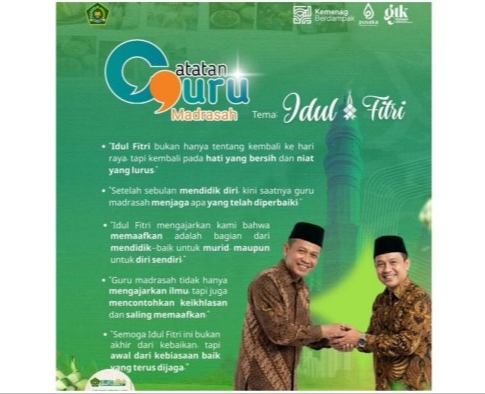 Refleksi Idul Fitri 1447 H: Menanamkan Madrasah Kehidupan dalam Sanubari Siswa Refleksi Idul Fitri 1447 H: Menanamkan Madrasah Kehidupan dalam Sanubari Siswa