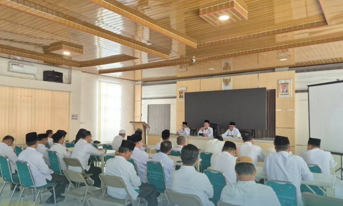 Kepala MTsN 4 Kerinci Hadiri Rapat Persiapan Selasar Hangat Lintas Agama x Joyfull Ramadhan