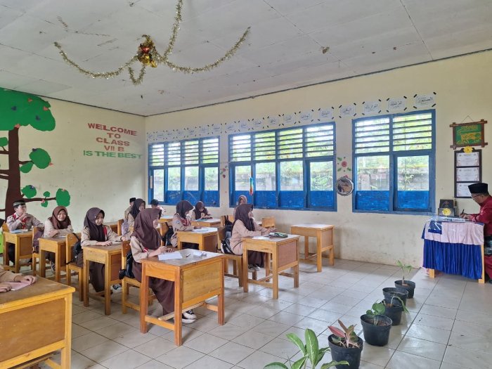 Mengawali Semester Genap Tapel 2025-2026, Proses KBM di MTsN 4 Kerinci Berjalan Lancar