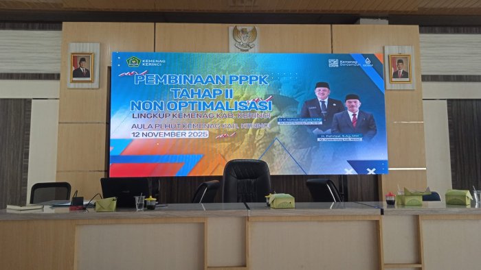 ASN Baru MTsN 4 Kerinci Ikuti Pembinaan dan Non Optimalisasi PPPK Tahap II Tahun 2025 Kemenag Kerinci