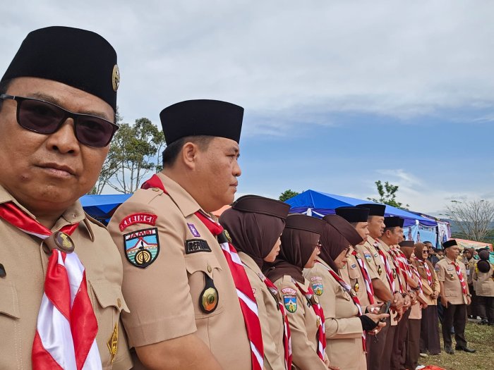 Kepala MTsN 4 Kerinci Hadiri Pembukaan Jambore Ranting Gabungan