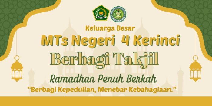 Wujudkan Semangat Berbagi, OSIM MTsN 4 Kerinci Matangkan Persiapan Aksi Bagi Takjil Gratis