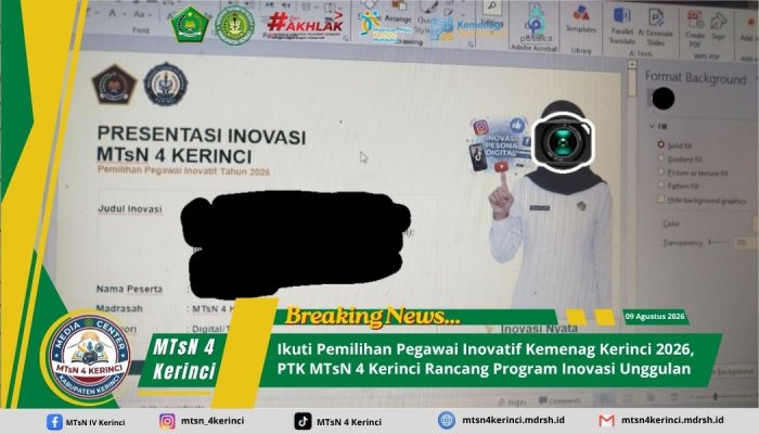 Ikuti Pemilihan Pegawai Inovatif Kemenag Kerinci 2026, PTK MTsN 4 Kerinci Rancang Program Inovasi Unggulan