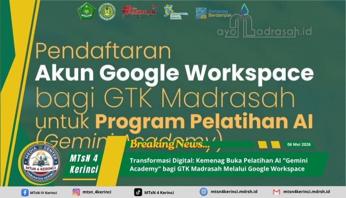 Transformasi Digital: Kemenag Buka Pelatihan AI Gemini Academy bagi GTK Madrasah Melalui Google Workspace