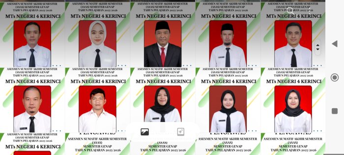 Tunjukkan Dedikasi Tinggi, Panitia ASAS MTsN 4 Kerinci Tetap Siapkan Administrasi Ujian di Tengah Libur Cuti Idul Adha