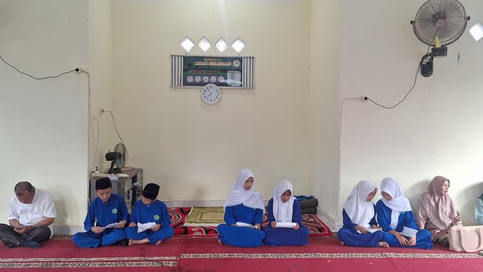 Paslon Ketua OSIM Sampaikan Visi Misi Usai Yasinan Bersama