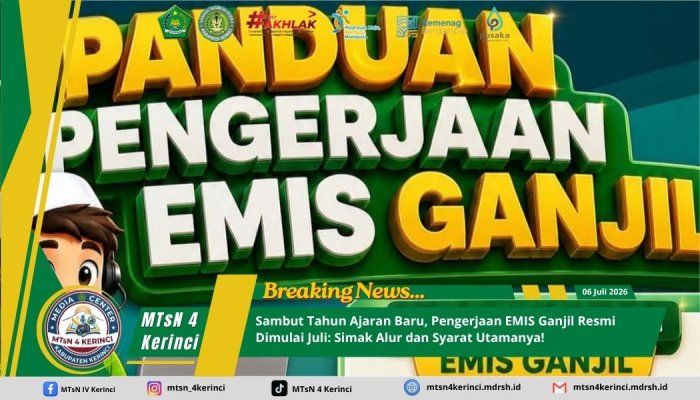 Sambut Tahun Ajaran Baru, Pengerjaan EMIS Ganjil Resmi Dimulai Juli: Simak Alur dan Syarat Utamanya! Sambut Tahun Ajaran Baru, Pengerjaan EMIS Ganjil Resmi Dimulai Juli: Simak Alur dan Syarat Utamanya!