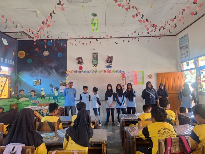 Gencarkan Sosialisasi, Panitia SPMB MTsN 4 Kerinci Sambangi SD di Desa Seleman dan Ambai